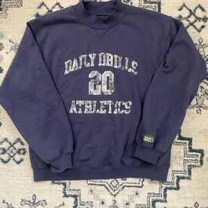 Daily Drills Reversible Navy Crewneck Sweater